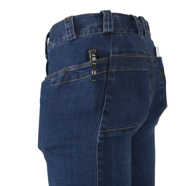 Helikon-Tex COVERT Tactical Pants, Denim Mid, Vintage Worn Blue