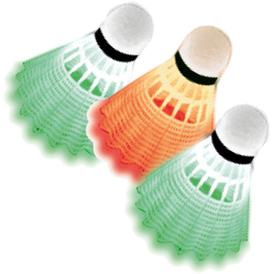Schildkröt Magic Night Badminton Shuttlecocks Replacement, 3 Pack