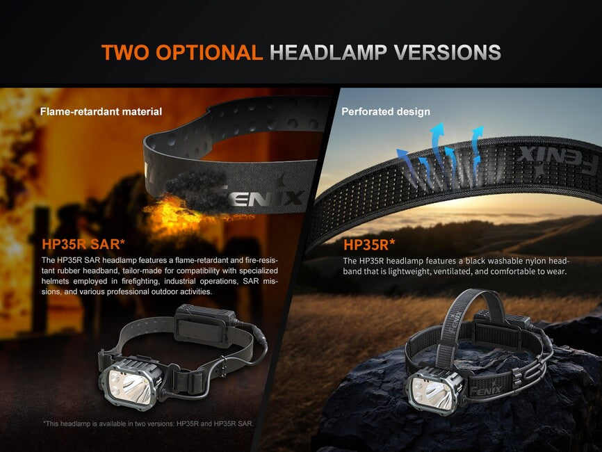 Fenix HP35R SAR Rechargeable Headlamp