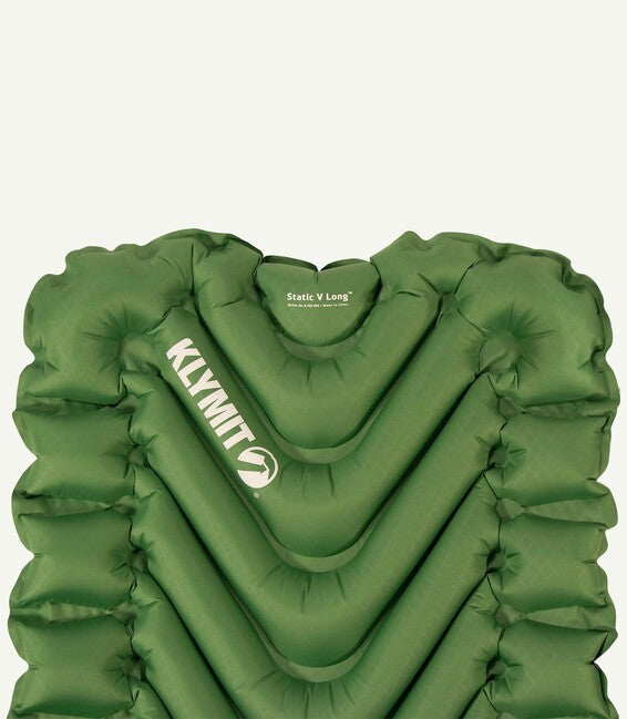 Klymit Static V Long Sleeping Pad, Green