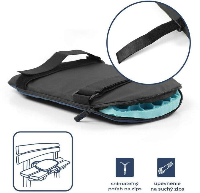 Mosh Kamper Outdoor Seat Pad, Blue/Black