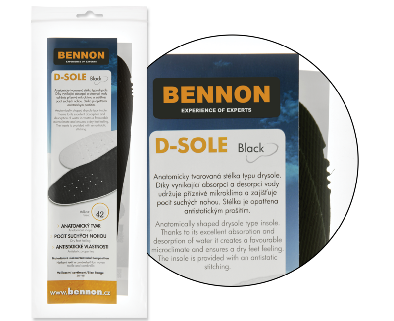 BENNON D-SOLE Anatomical Shoe Insoles