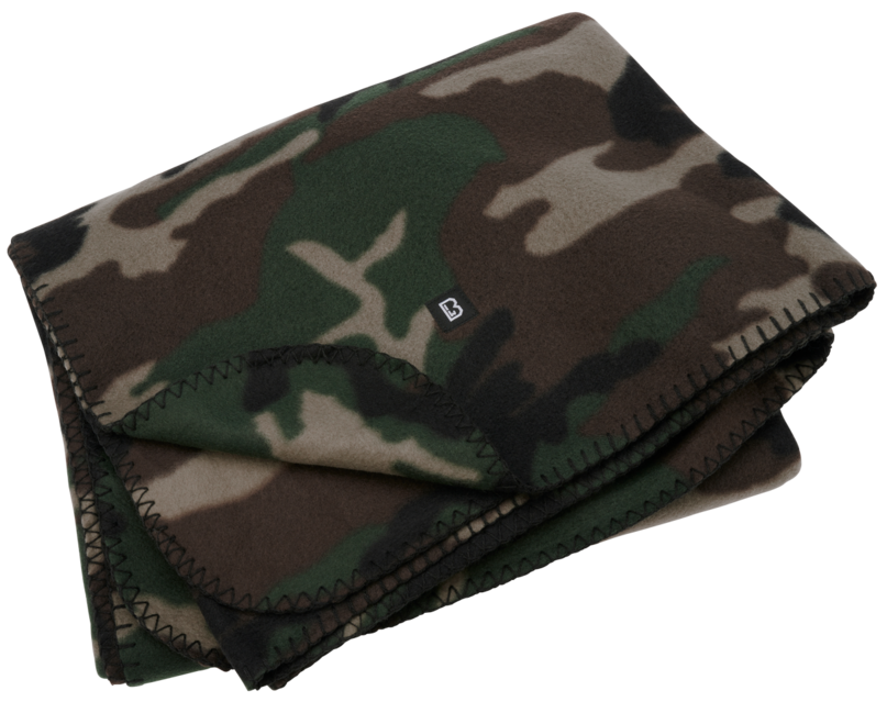 Brandit Fleece Blanket 135 x 175 cm, Woodland