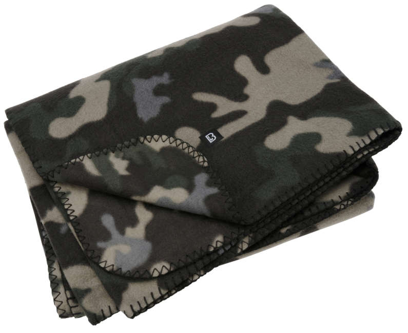 Brandit Fleece Blanket 135 x 175 cm, Dark Camo