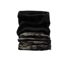 Brandit Multifunctional Fleece Neck Gaiter, Dark Camo