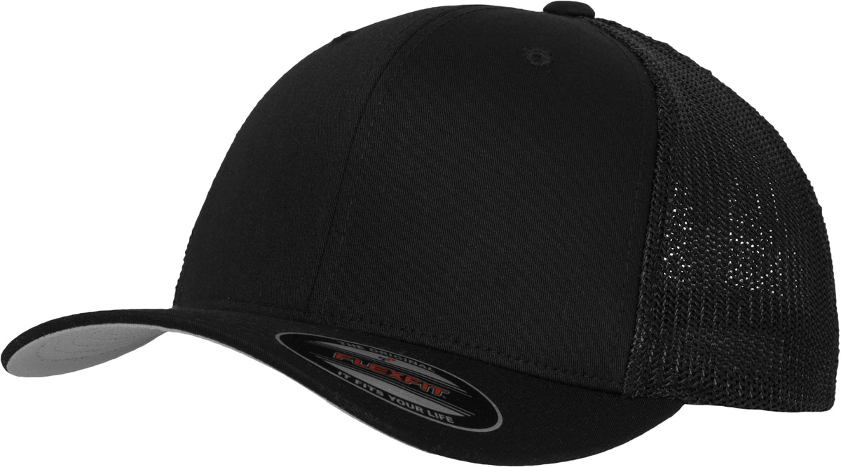 Brandit Flexfit Mesh Trucker sieťová šiltovka, čierna