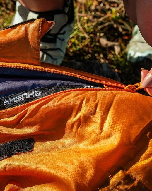 HUSKY Plus Synthetic Three-Season Extended Sleeping Bag -10°C, Mustard