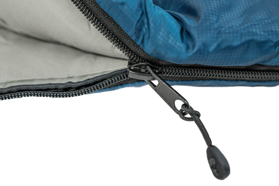 Grüezi-Bag Cotton Comfort Grueezi Spací vak hlboká chrpová modrá vpravo