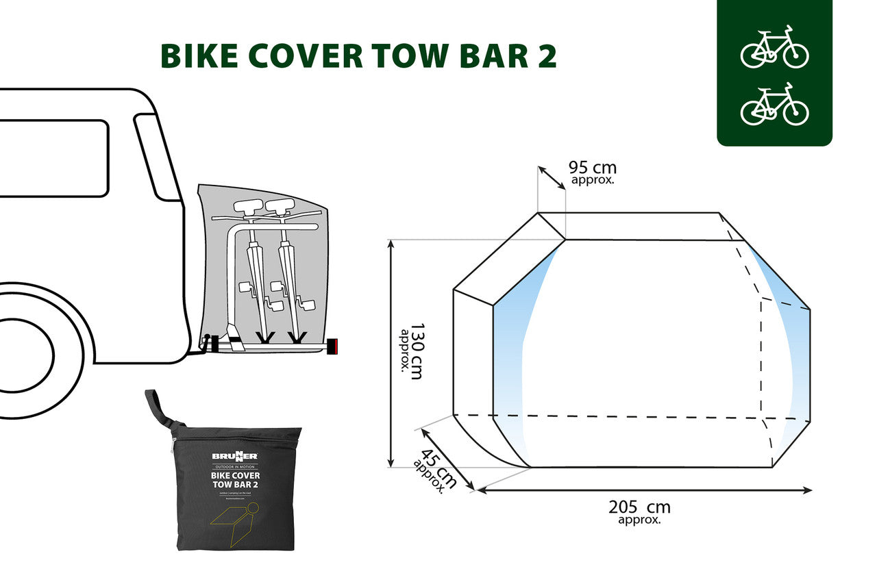 Brunner Hitch Bike Cover Θήκη Ποδηλάτου 1/2