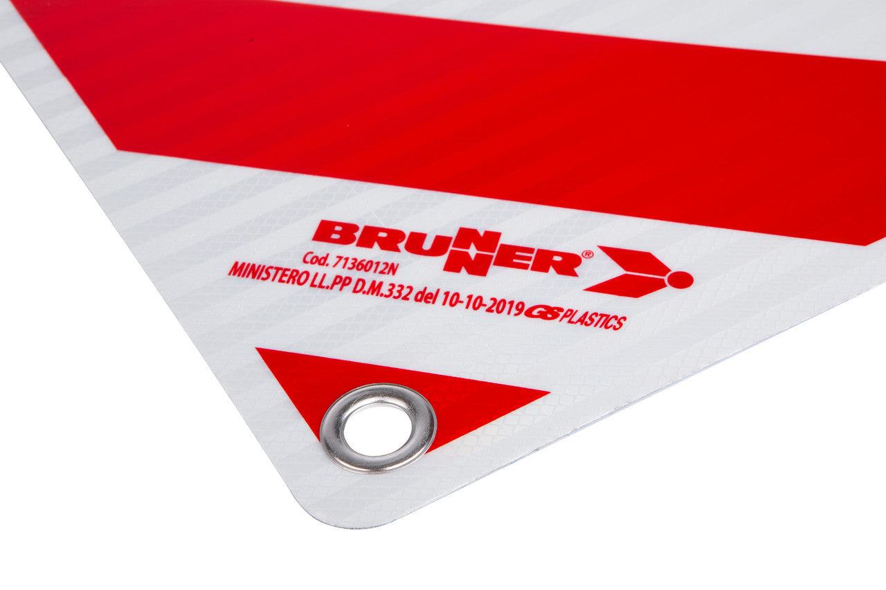 Brunner Zebra ALU Ετικέτα Φορτίου Υπερέχουσας Χωρητικότητας