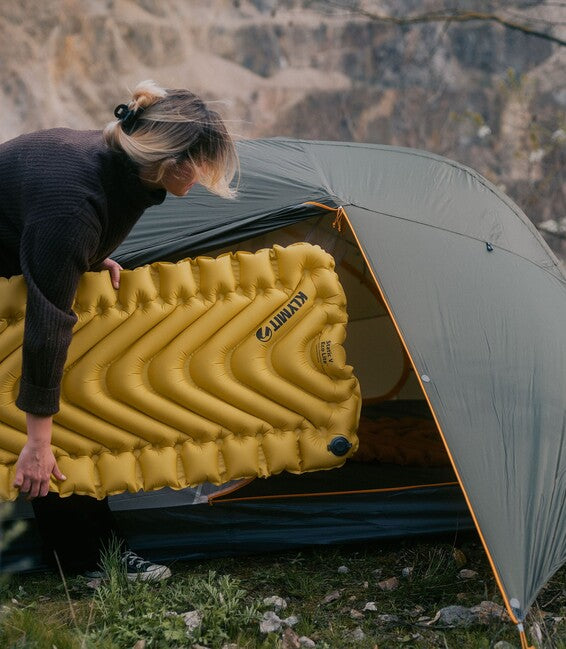 Klymit Static V Lite ECO Sleeping Pad, Light Gold