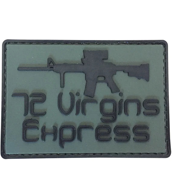 WARAGOD 72 Virgins Express PVC Patch