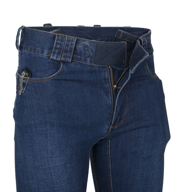 Helikon-Tex COVERT Tactical Pants, Denim Mid, Vintage Worn Blue