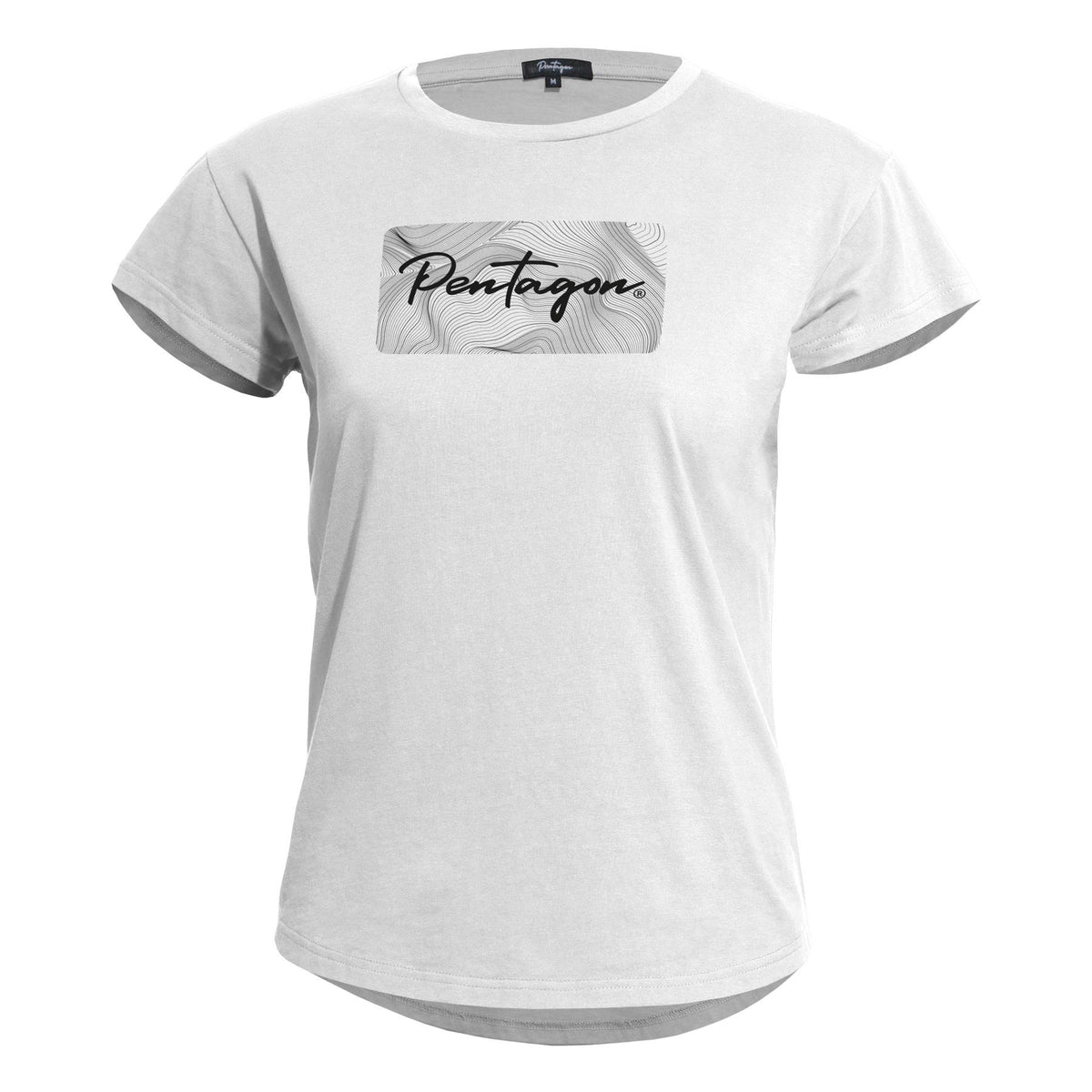 Pentagon Whisper Contour women's short-sleeve t-shirt, white