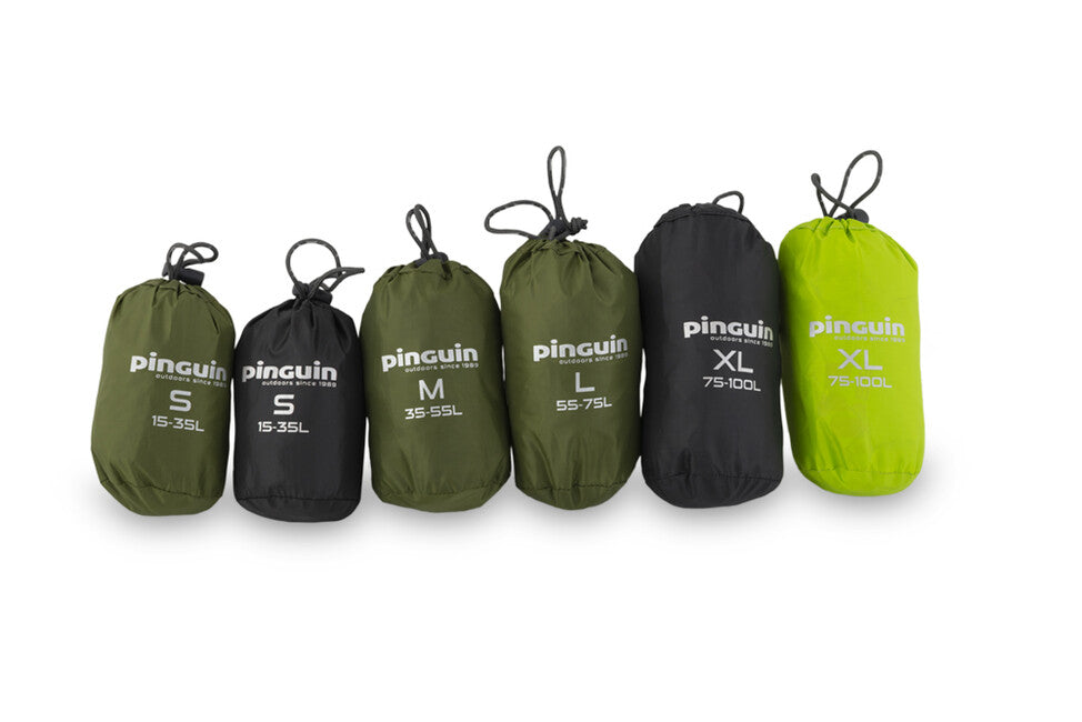 Pinguin Raincover 15-35L Backpack Rain Cover, Yellow-Green