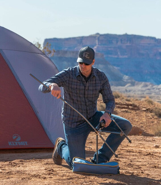 Klymit Ridgeline Camping Chair, Blue