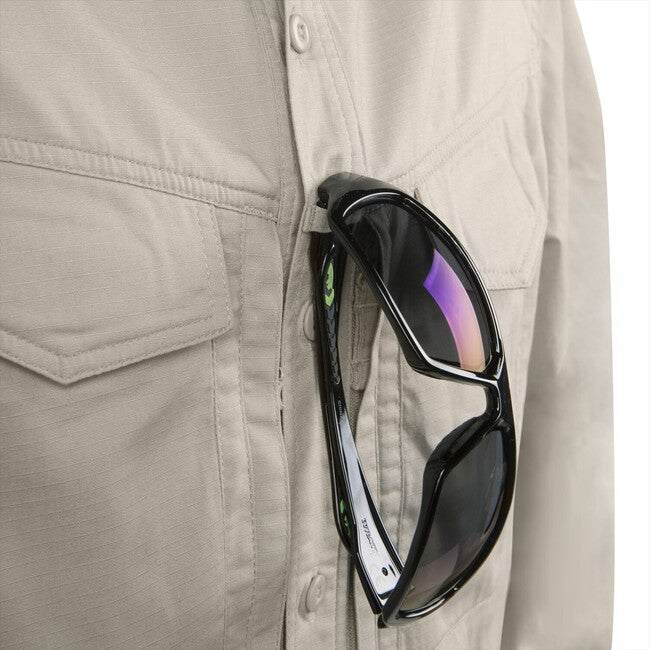 Helikon-Tex DEFENDER Mk2 Long Sleeve Shirt, Olive Green PolyCotton Ripstop