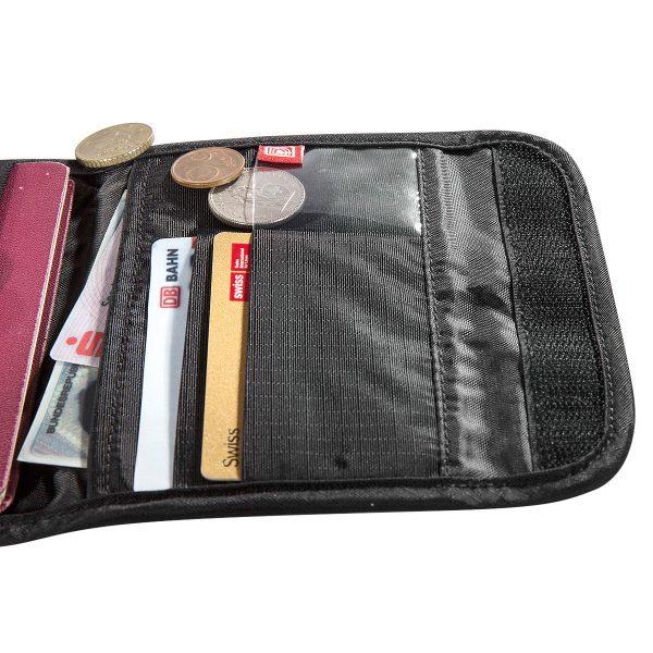 Tasmanian Tiger Passport Safe Document Case, Black