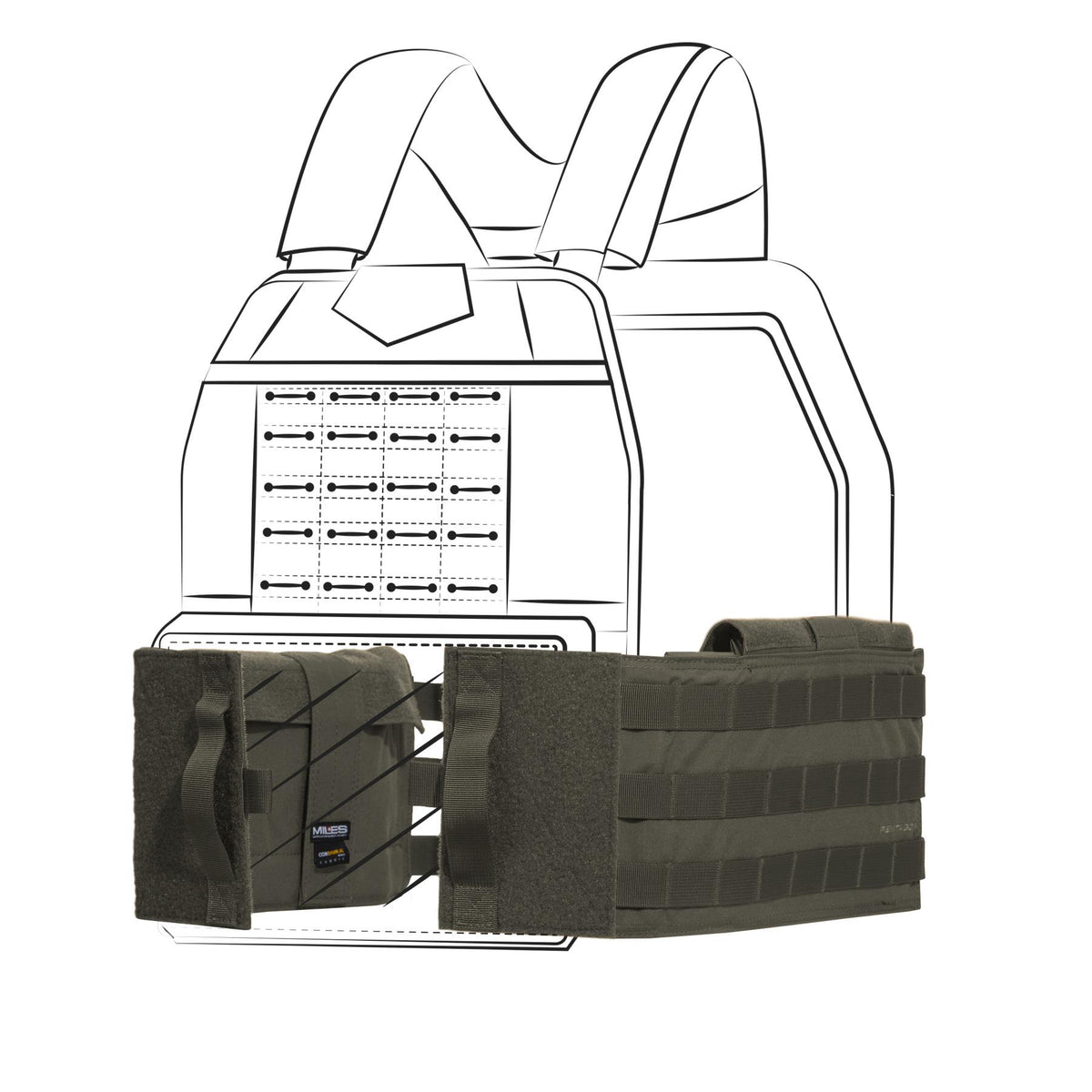 Pentagon Combat Modular Belt, RAL7013