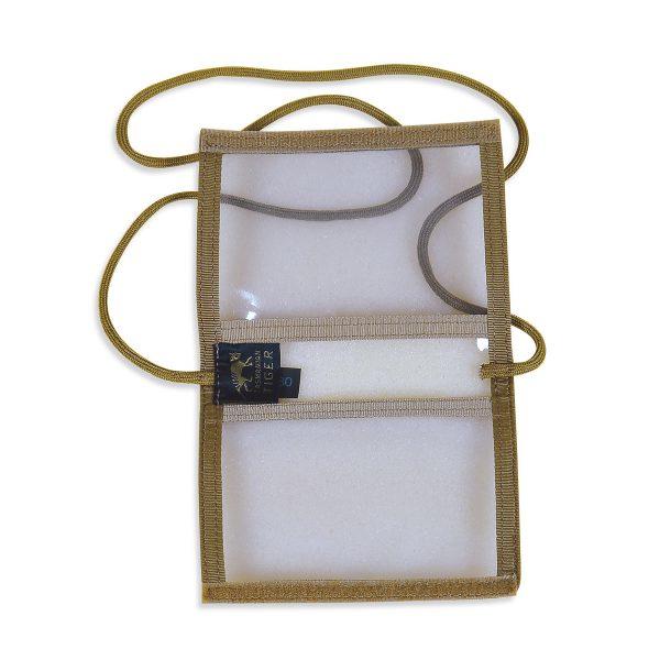 Tasmanian Tiger ID Holder Neck Pouch, Black