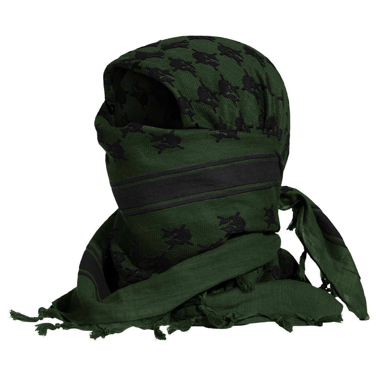 Pentagon Atreus Shemagh 110x110cm, Forest Night Green