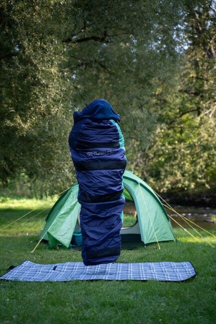 Husky Emotion Synthetic Winter Sleeping Bag -20°C, Navy Blue/Mint