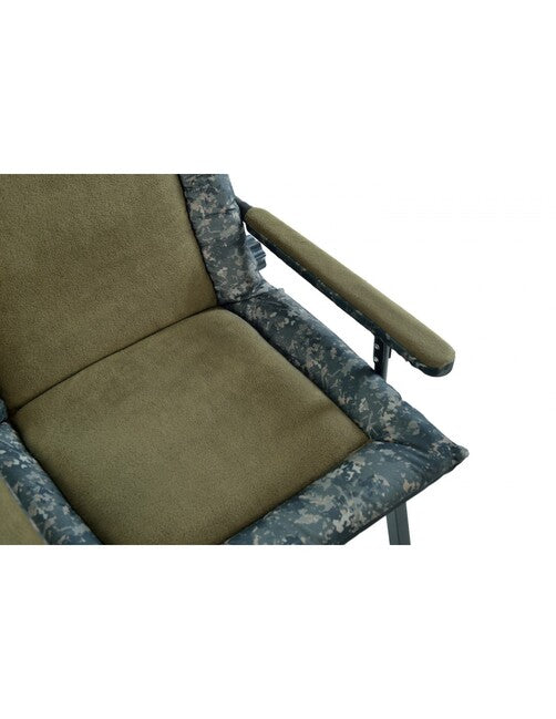 M-Electrostatyk Enzo Fishing Chair, Green with Pattern
