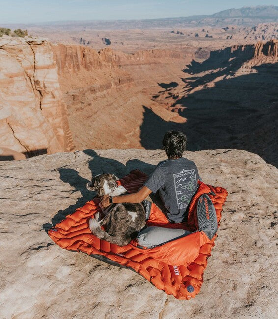 Klymit Insulated Double V Sleeping Pad, Orange