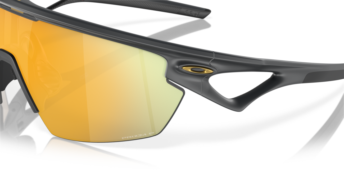 Oakley SPHAERA Sunglasses 36, Matte Carbon Frame, Prizm 24K Polarized Lenses