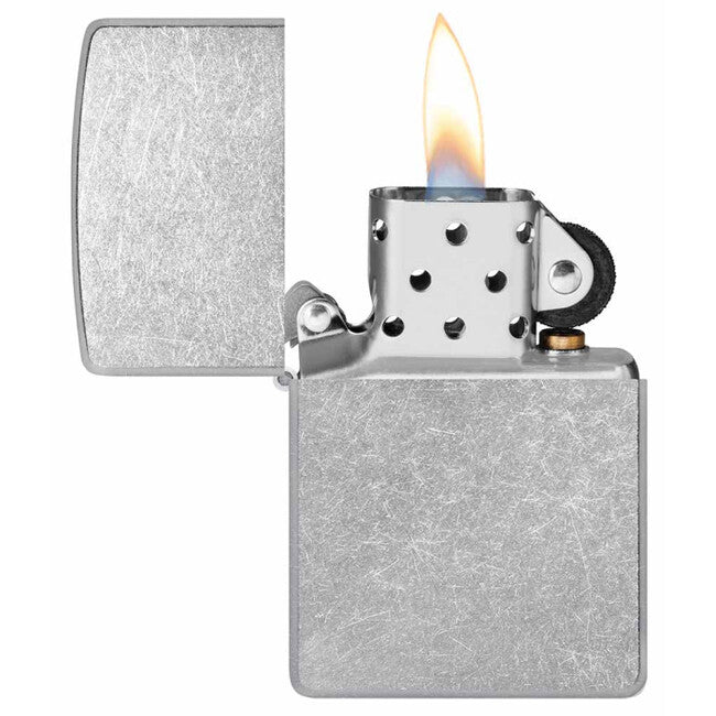 Zippo Benzine Lighter, Street Chrome