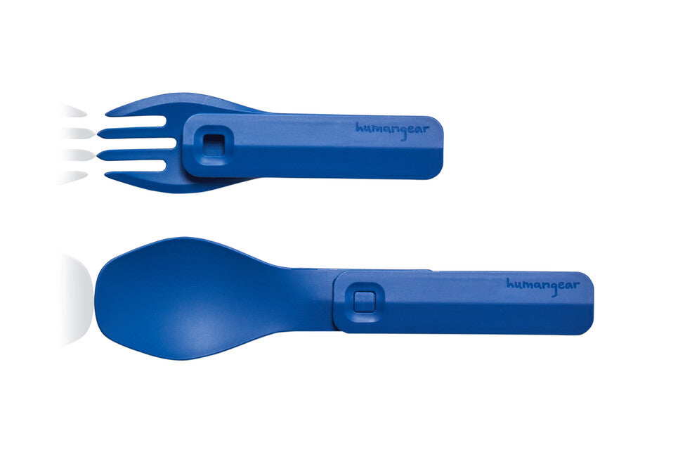Humangear GoBites CLICK Utensils, Blue