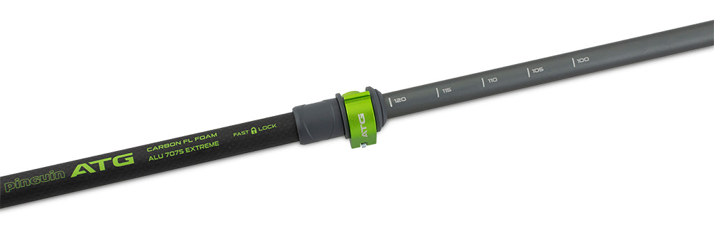 Pinguin Carbon FL Foam Trekking Poles, Carbon/Blue