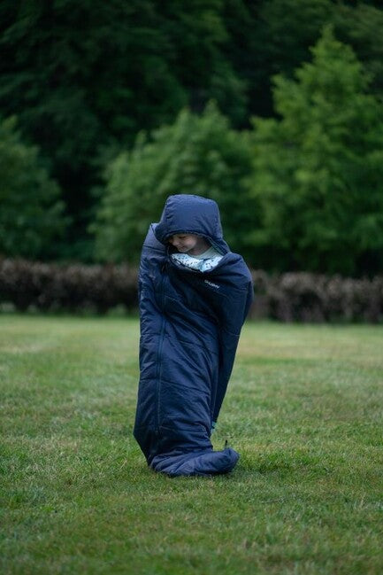 HUSKY Synthetic Three-Season Kids Sleeping Bag Magic -15, Navy Blue