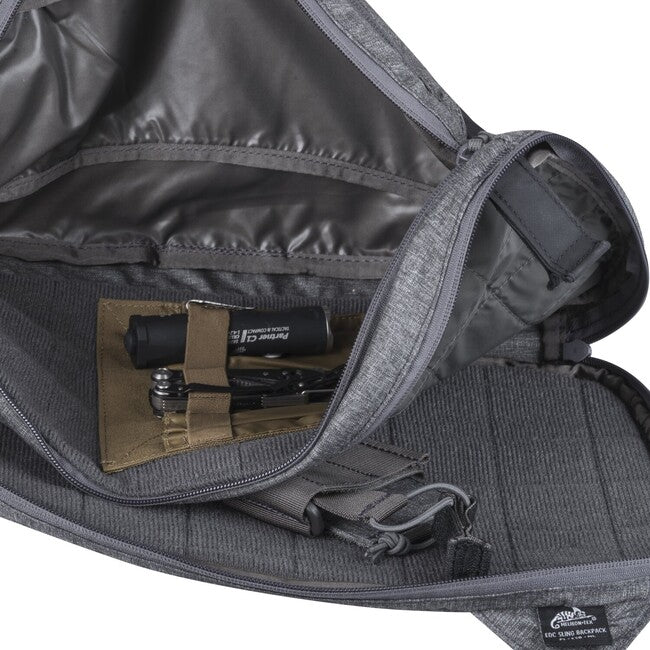 Helikon-Tex EDC Sling Backpack, Black-Grey Melange