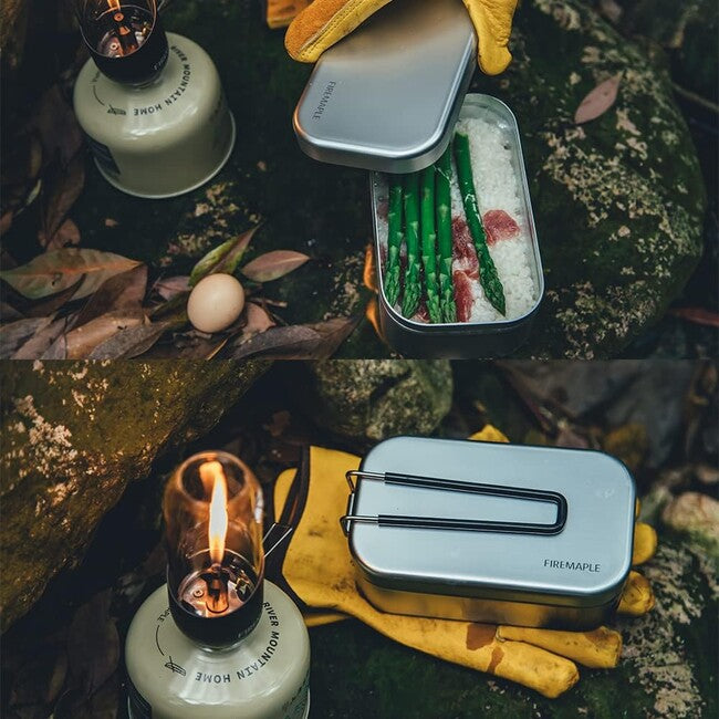 Fire Maple Aluminum Lunch Box with Lid Frost 800ml