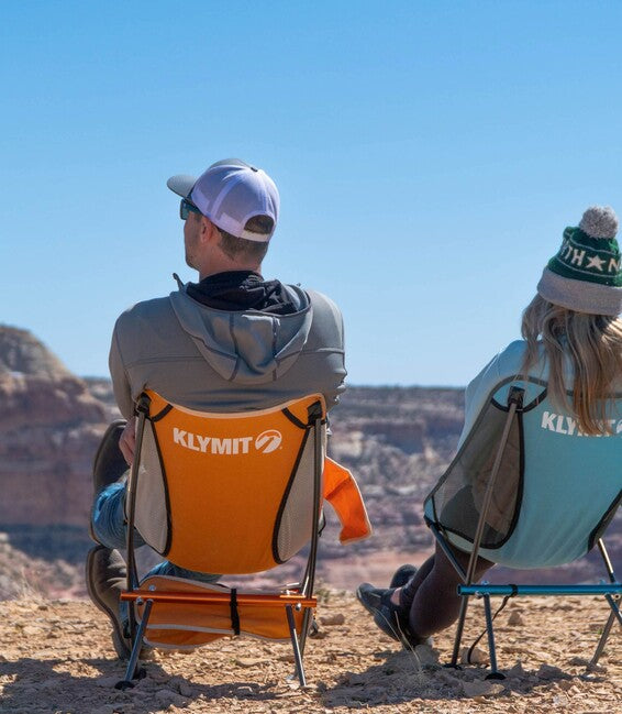 Klymit Ridgeline Short Camping Chair, Blue