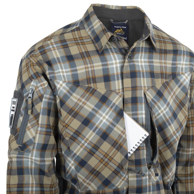 Helikon-Tex MBDU Flannel Shirt, Blue Checkered