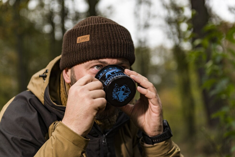 Helikon-Tex Enameled Mug WOLF 0.35L - Blue Edition