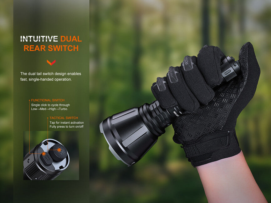 Fenix HT18R Hunting Light Kit with AER-05 Cable Switch and ALG-18 Weapon Mount