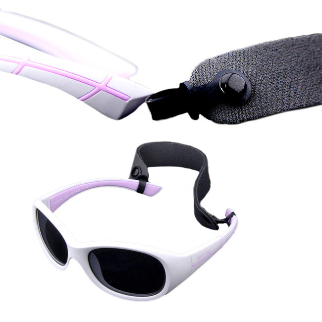 ActiveSol Kids @school sports Polarized Children's Sunglasses, Ice/Pink