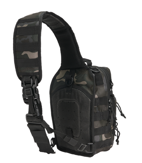 Brandit US Cooper Shoulder Bag, Dark Camo