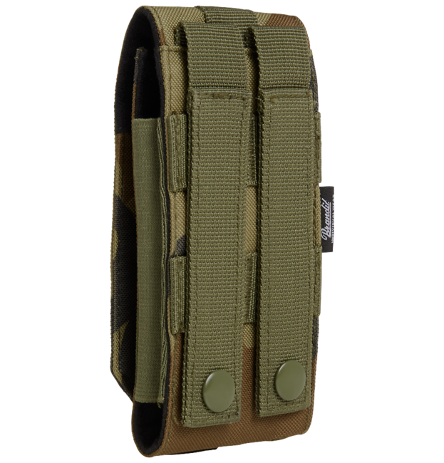 Brandit Molle Large Mobile Phone Pouch, Woodland