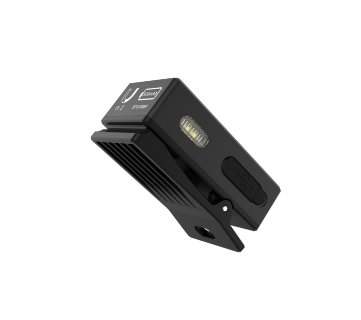Speras Multifunctional EDC Flashlight with Clip U1, Black
