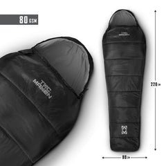 Pentagon Cocoon 10C Sleeping Bag, Black