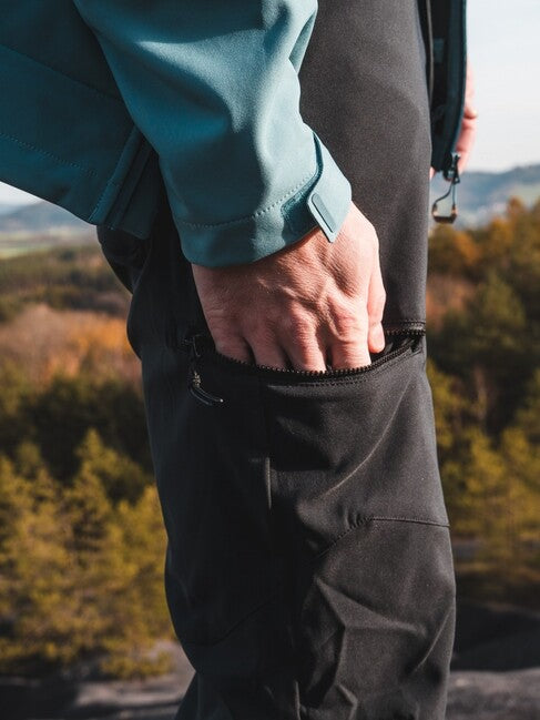 HUSKY Kavia Men's Softshell Pants, Black