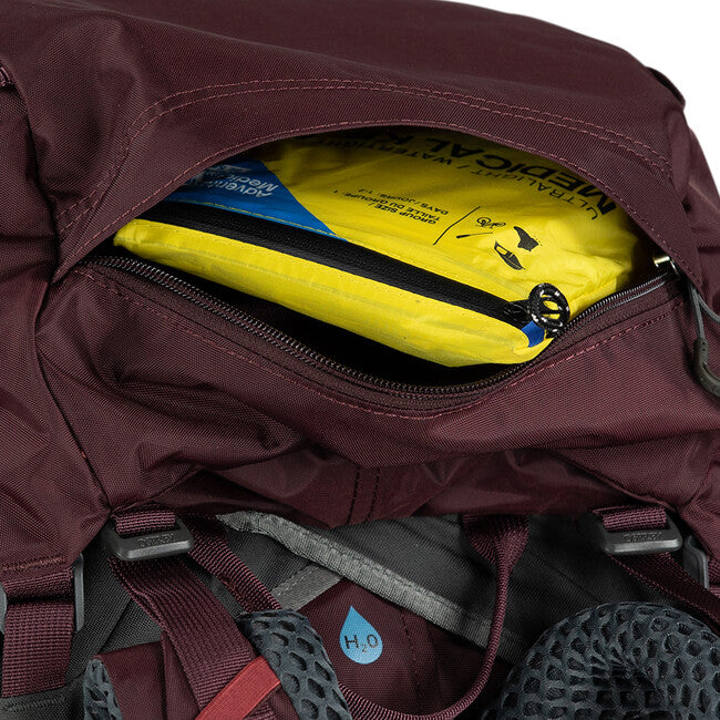 Osprey Kyte 58 Hiking Backpack, Elderberry Purple