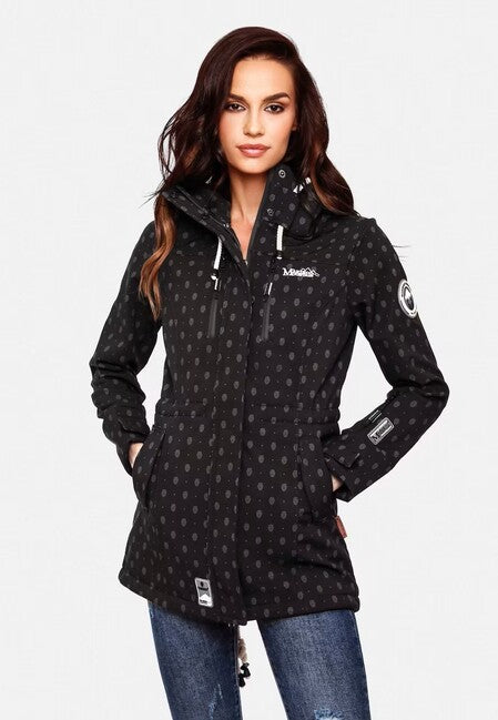 Marikoo ZIMTZICKE P Women's Winter Softshell Jacket with Hood