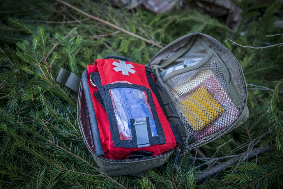 Helikon-Tex Modular Individual First Aid Kit Pouch, Cordura, PenCott SnowDrift™