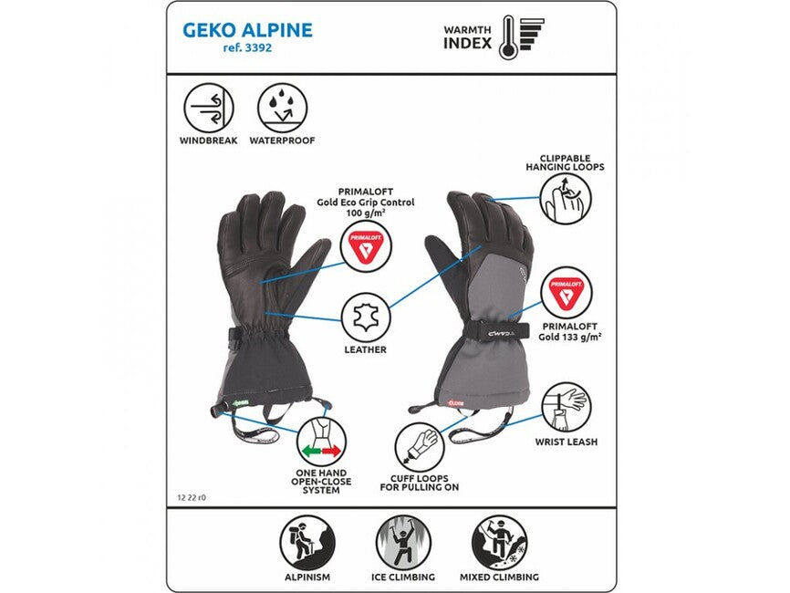 CAMP Geko Alpine Winter Ice Climbing Gloves