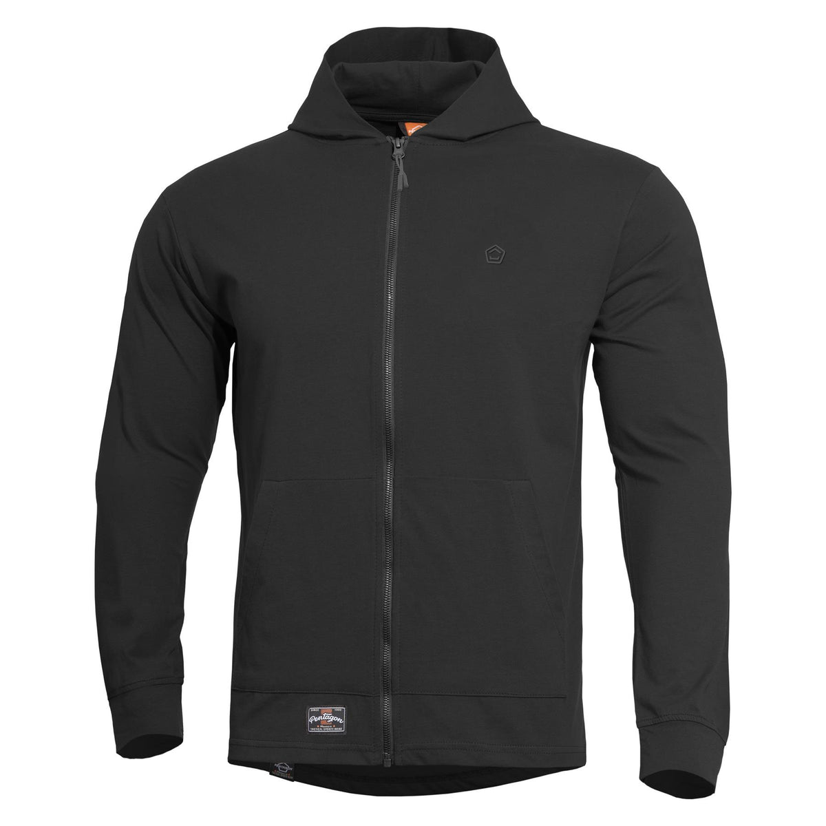 Pentagon Agis Ring Spun men's hoodie, Black